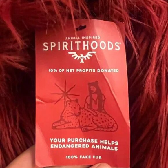 NWT Red Velvet Wolf Classic Faux Fur Coat (No longer available on site) - Picture 3 of 10